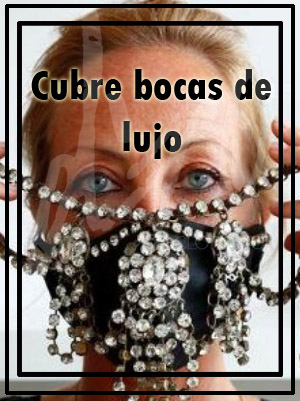 Los cubrebocas de lujo